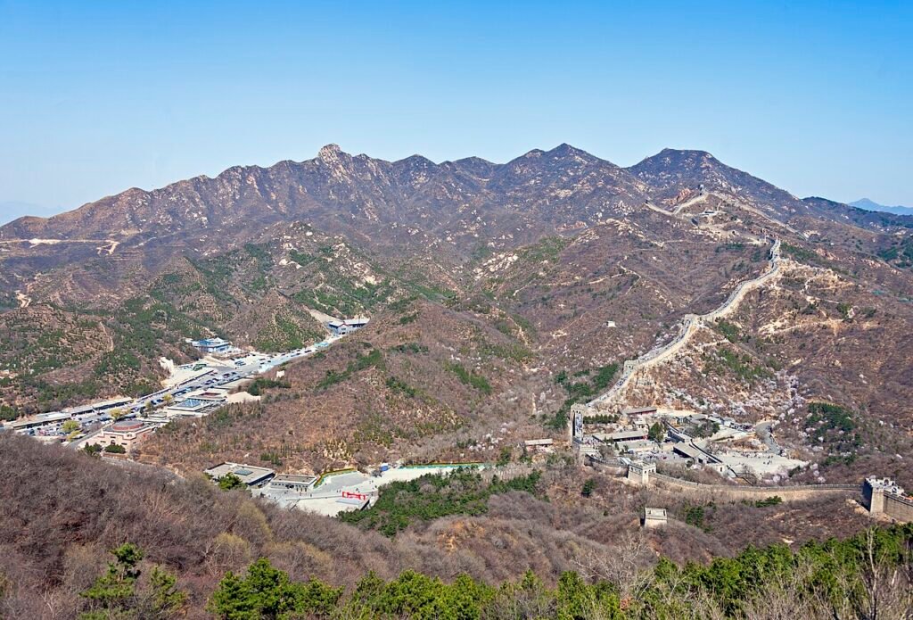 The Great Wall of China in pleasant travel weather