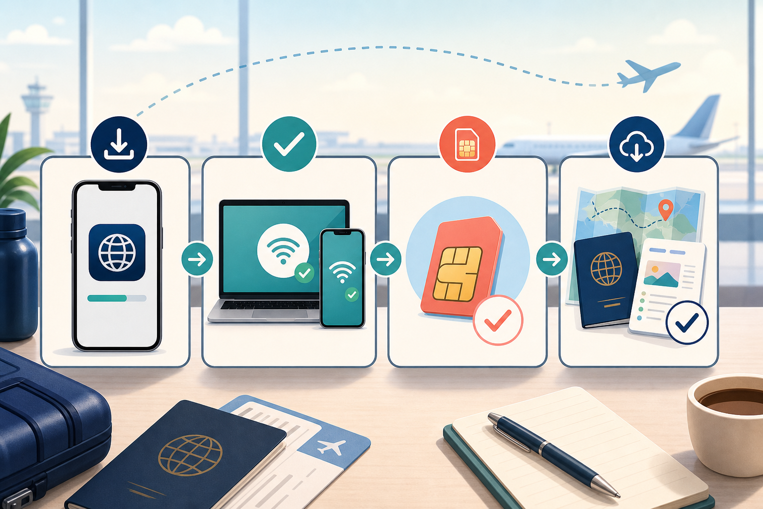 Pre-departure checklist for reliable internet access in China.