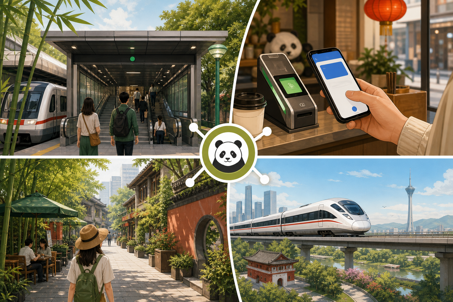 Practical transport and payment options for exploring Chengdu.