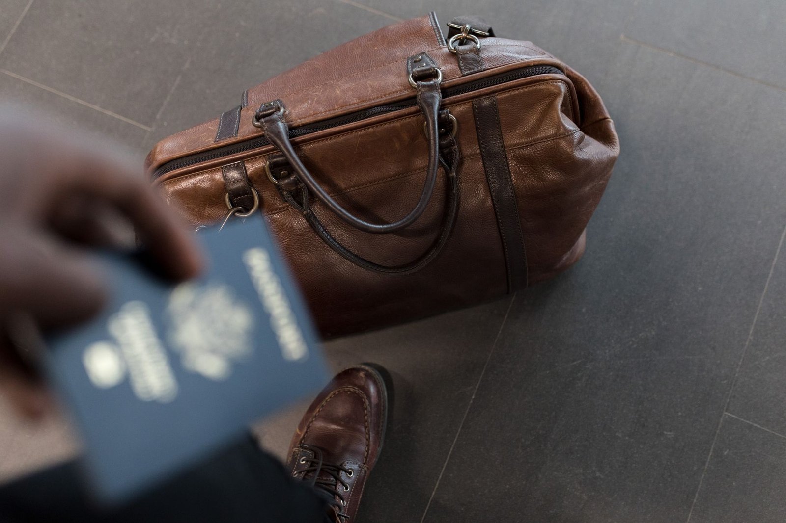 United States passport with travel essentials for a trip to China.