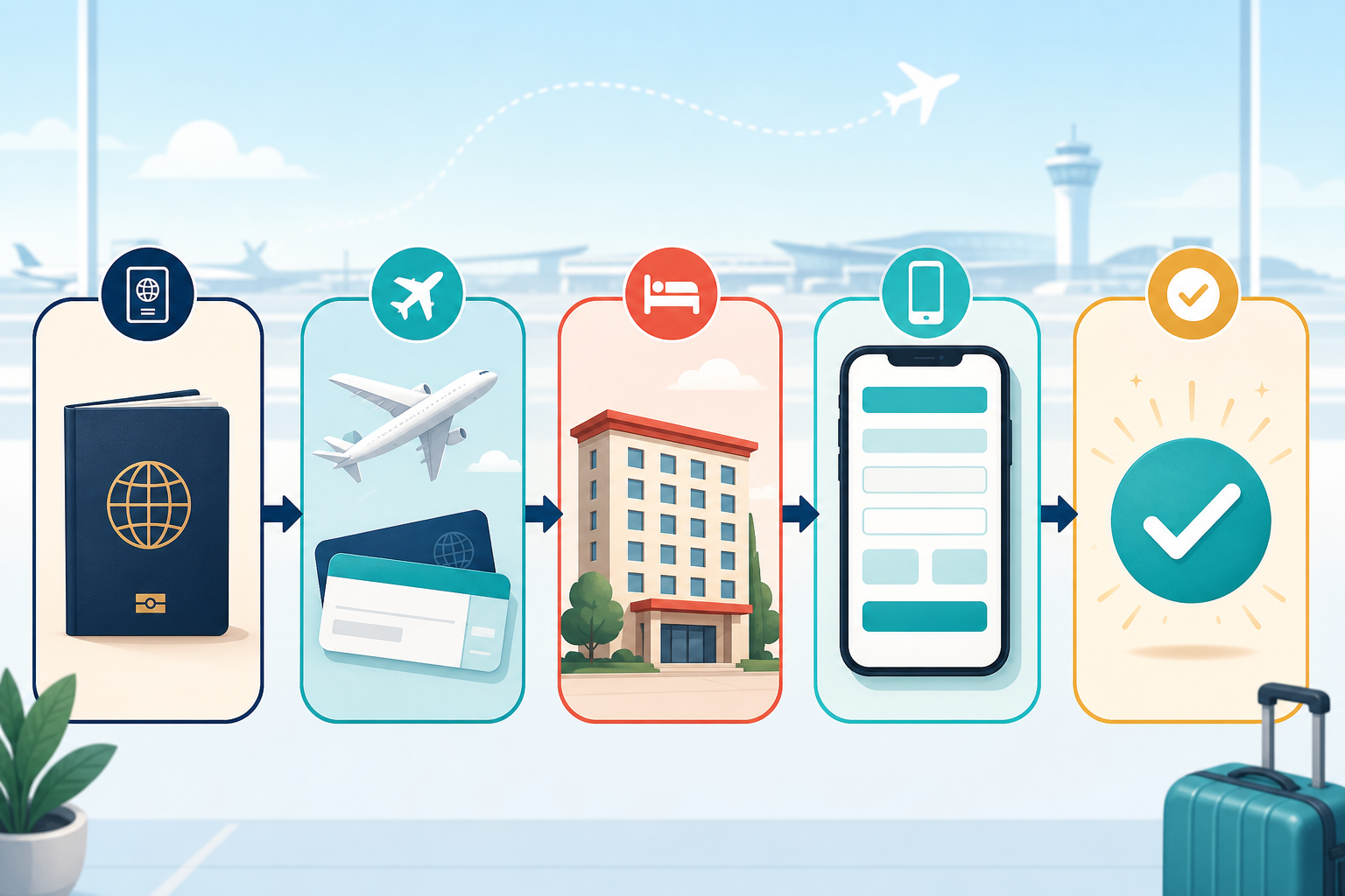 Digital arrival-card steps for a visitor entering China.
