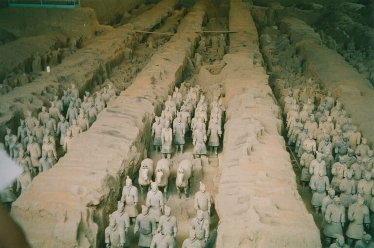 Terracotta Army warriors in Xi’an on a first trip to China