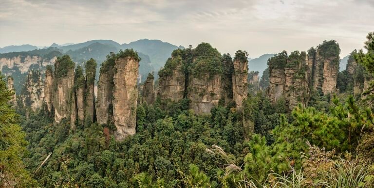 Sandstone peaks in Zhangjiajie, Hunan