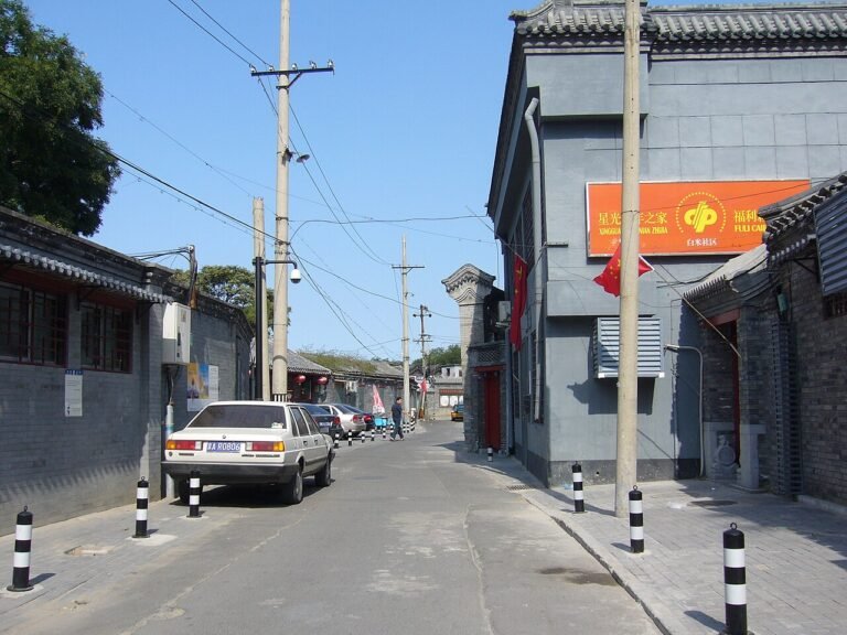 A traditional hutong lane in Beijing