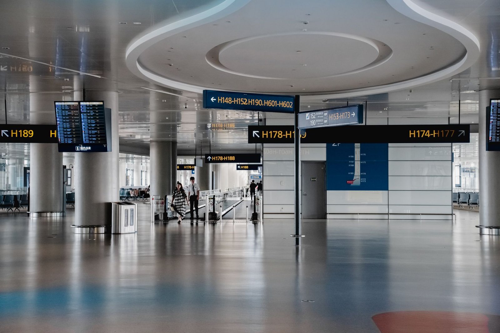 Terminal at Shanghai Hongqiao International Airport.