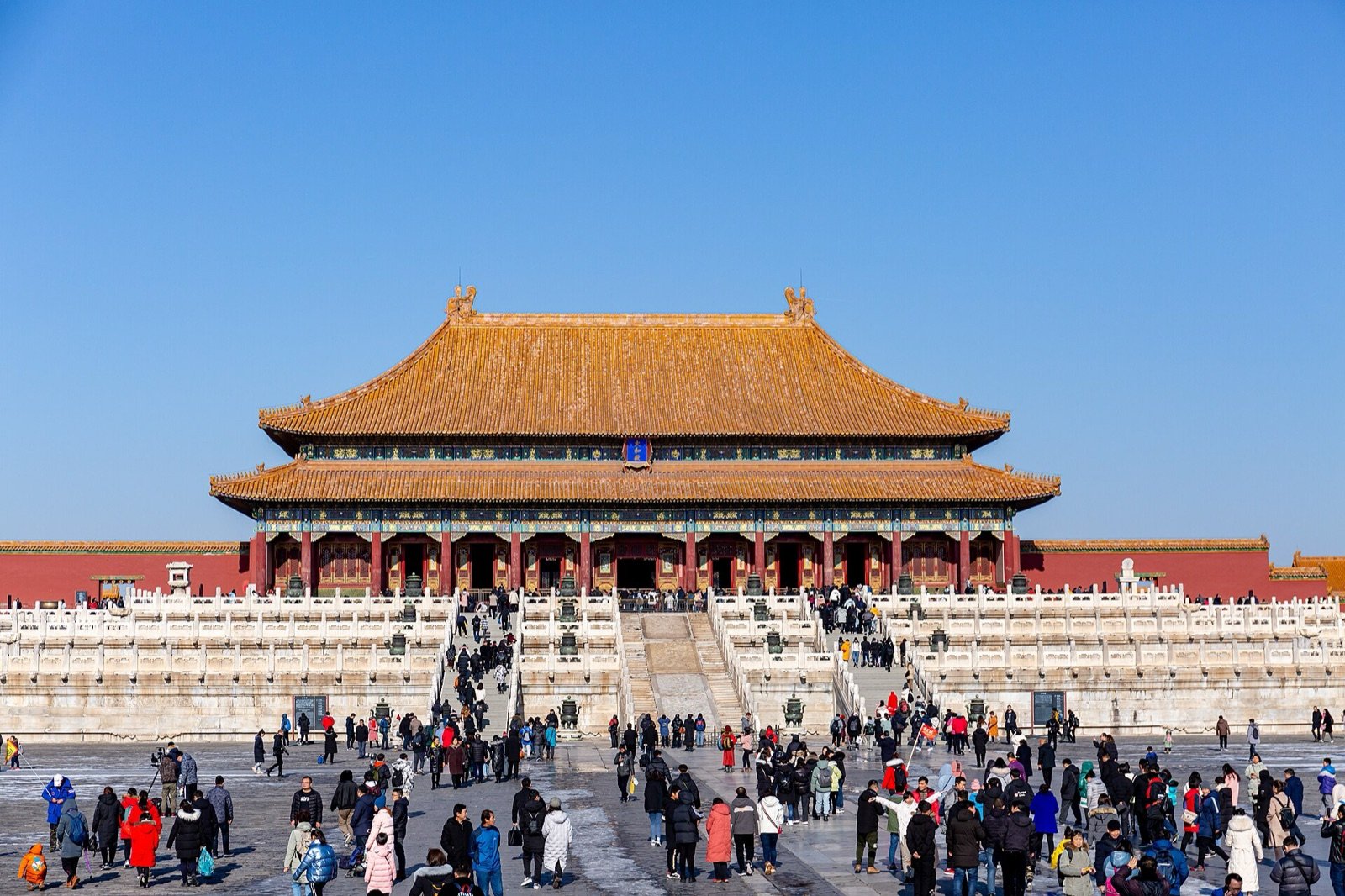 Hall of Supreme Harmony and courtyard in the Forbidden City