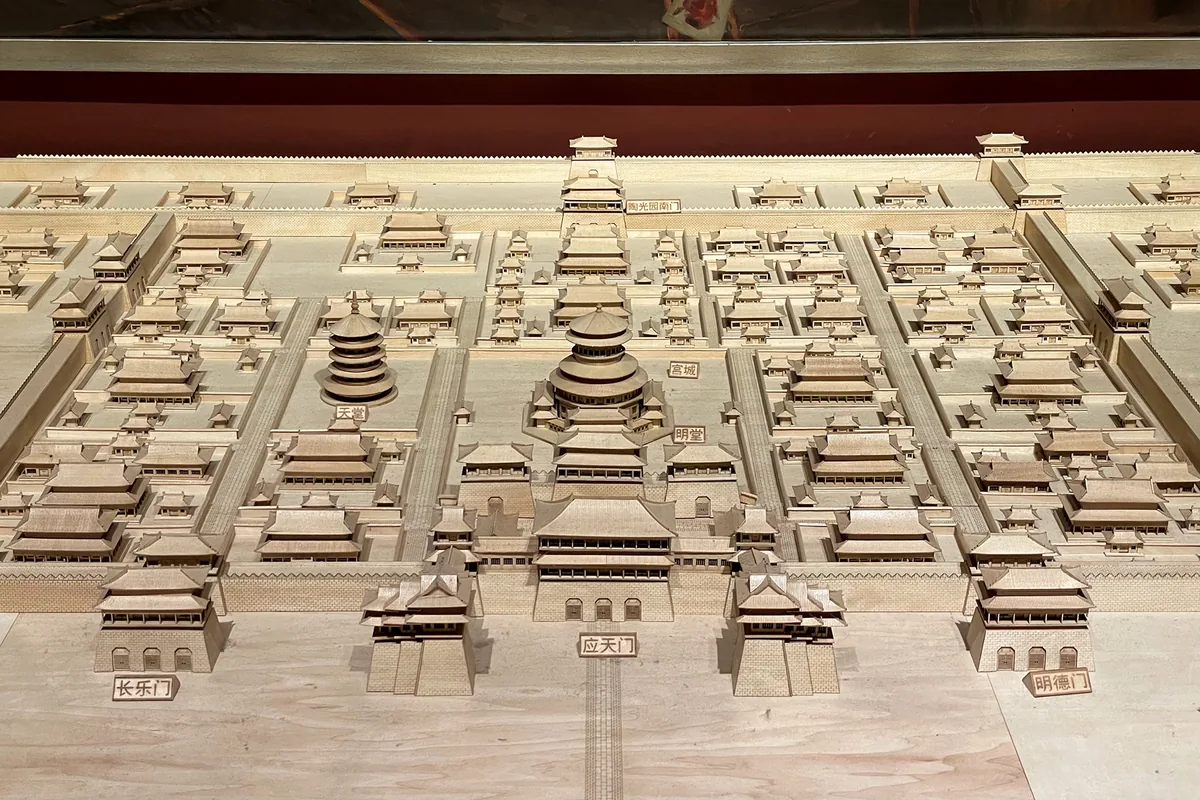 Model of Luoyang in the Sui and Tang dynasties
