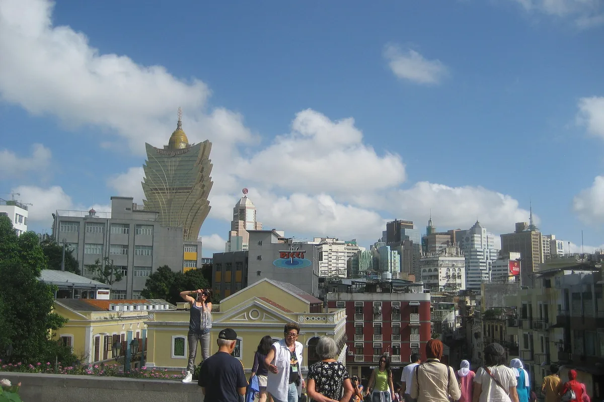 Macau skyline seen from the historic peninsula