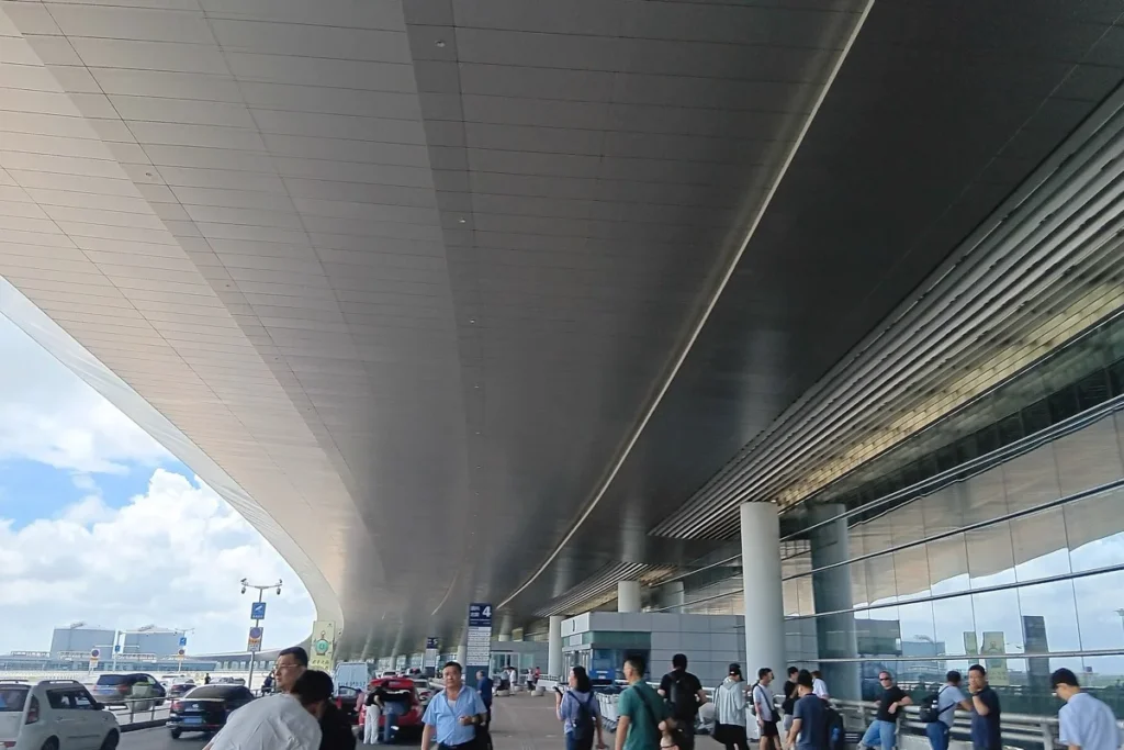 Terminal building at Qingdao Jiaodong International Airport
