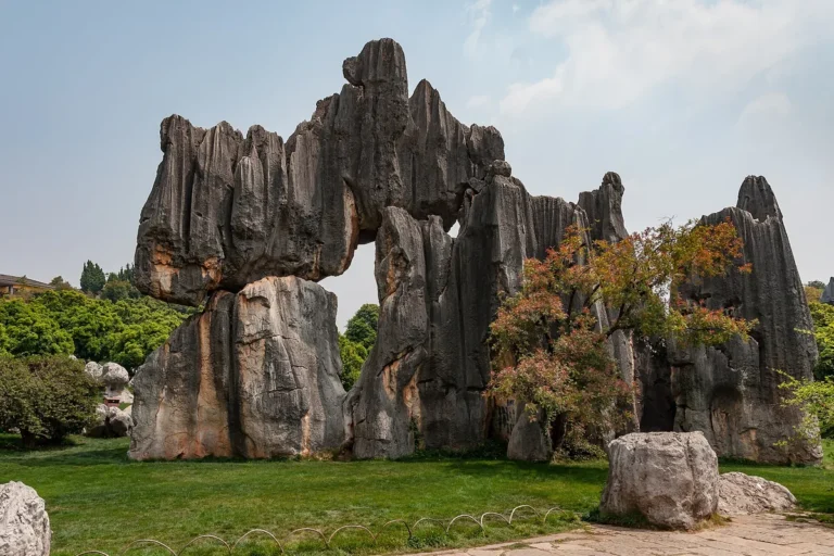 Stone Forest karst formations in Shilin Yunnan