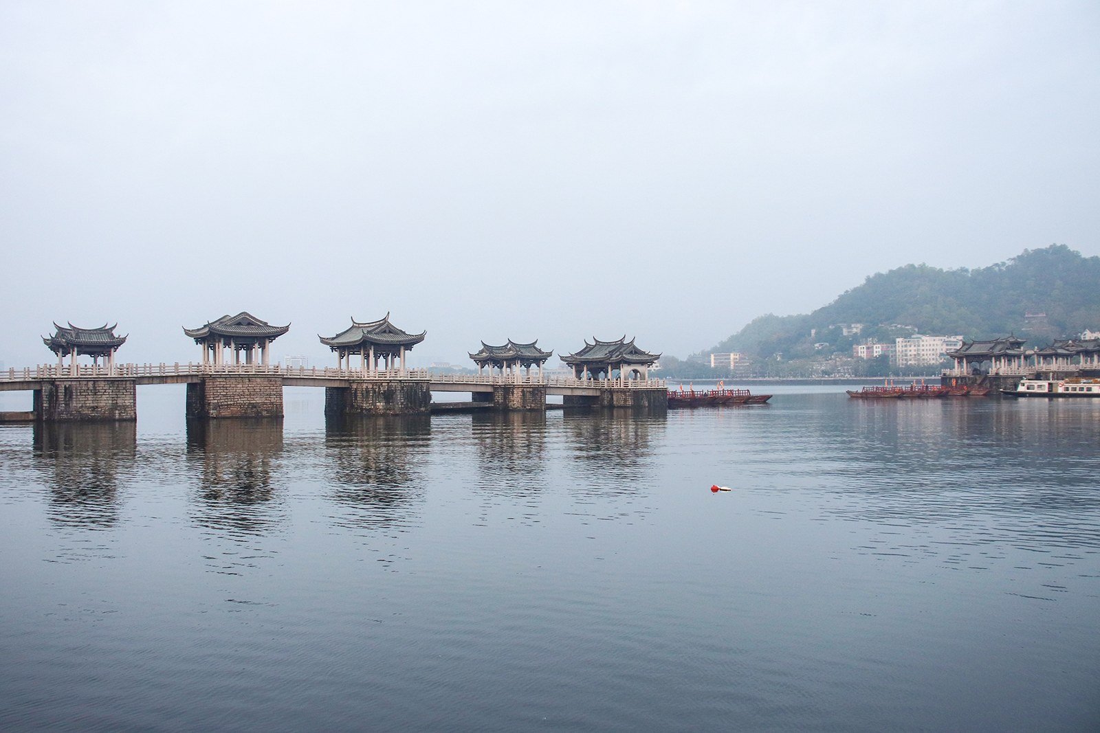 Guangji Bridge across the Han River in Chaozhou